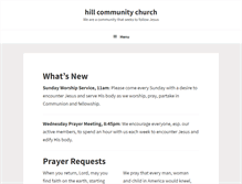 Tablet Screenshot of hillcc.org